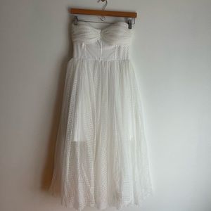White Dress perfect for Bridal Events